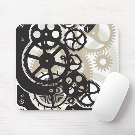 Cog-wielen Muismat (Met muis)