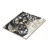 Cog-wielen Tegeltje (Zijkant)