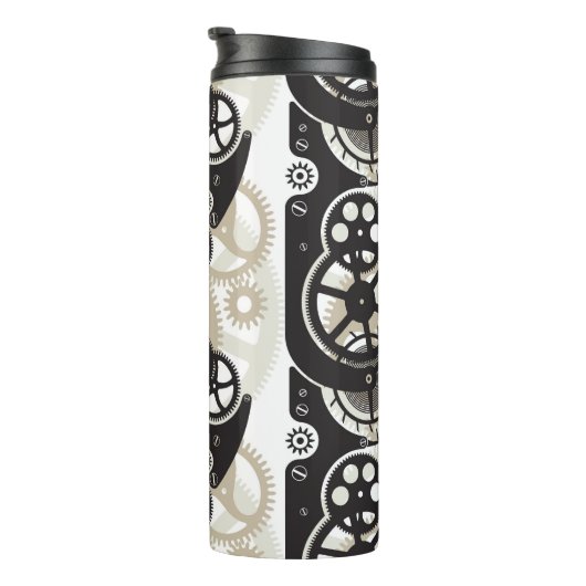 Cog-wielen Thermosbeker (Geroteerd rechts)