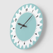 Cogged 01 - Light Blue Green Grote Klok (Hoek)