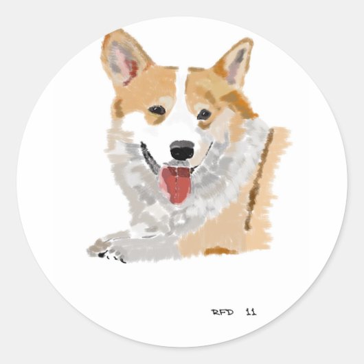 Cogi Ronde Sticker (Voorkant)
