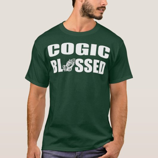 COGIC Denominatie Zegen bij Kerk Lid T-shirt (Voorkant)
