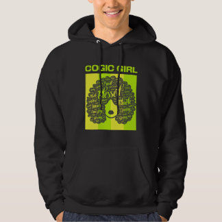COGIC Girl Christian Woman Afro Hoodie