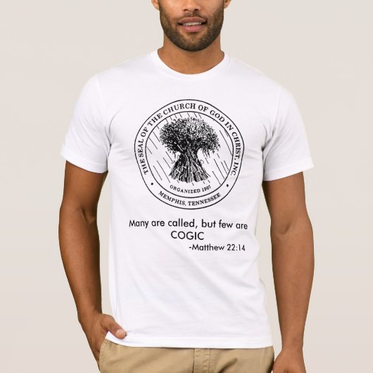 cogic_shield, velen worden genoemd, maar weinig zi t-shirt (Voorkant)