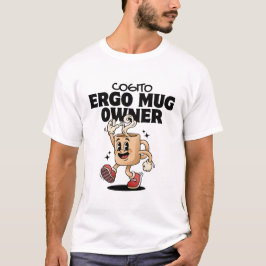 Cogito ergo koffie eigenaar t-shirt