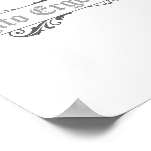 Cogito ergo sum Ik denk dus dat ik filosofie ben Poster (Hoek)