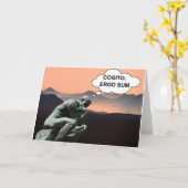 Cogito, ergo sum kaart (Gele Bloem)