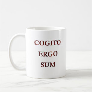 Cogito ergo sum koffiemok