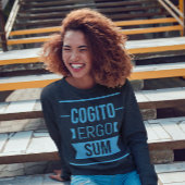 Cogito ergo sum - Latijns schrift Sweatshirt