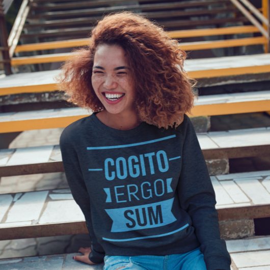 Cogito ergo sum - Latijns schrift Sweatshirt