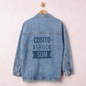 Cogito ergo sum - Latijnse uitdrukking Denim Jacket (Hangar)