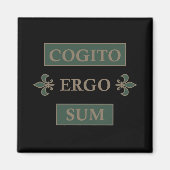 Cogito ergo sum magneet (Voorkant)