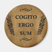 Cogito ergo sum magneet (Voorkant)