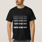 Cogito Ergo Sum - Plain T-shirt (Voorkant)