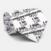 cogito, ergo sum stropdas (Opgerold)