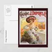 Cognac Advertisement Briefkaart (Voorkant / Achterkant)
