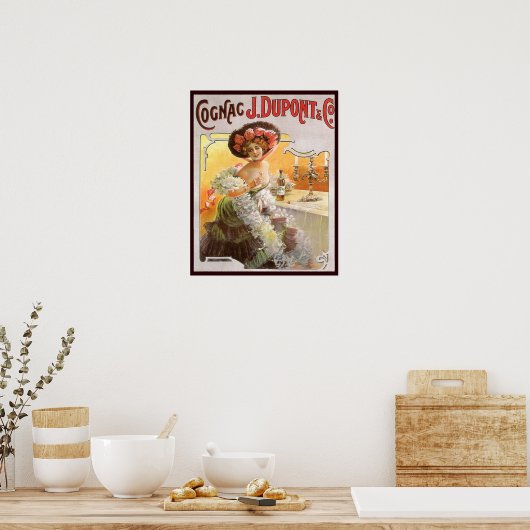 Cognac Advertisement Poster (Keuken)