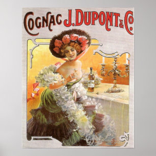 Cognac Advertisement Poster
