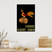 Cognac Albert Robin Vintage Reclameposter van Poster (Keuken)
