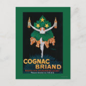 Cognac Briand Promotion Poster Briefkaart (Voorkant)