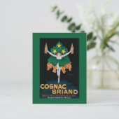 Cognac Briand Promotion Poster Briefkaart (Staand voorkant)