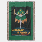 Cognac Briand Promotion Poster Deken (Voorkant Verticaal)