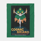 Cognac Briand Promotion Poster Fleece Deken (Voorkant)