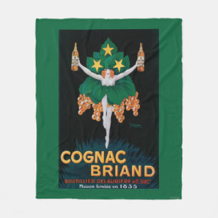 Cognac Briand Promotion Poster Fleece Deken