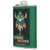 Cognac Briand Promotion Poster Heupfles (Links)
