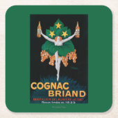 Cognac Briand Promotion Poster Kartonnen Onderzetters (Voorkant)