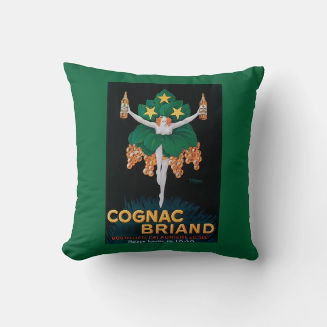 Cognac Briand Promotion Poster Kussen (Voorkant)