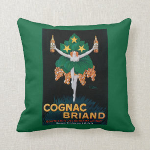 Cognac Briand Promotion Poster Kussen