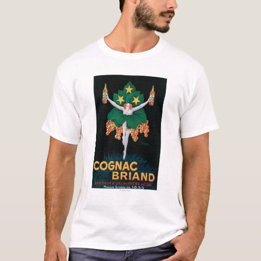 Cognac Briand Promotion Poster T-shirt (Voorkant)