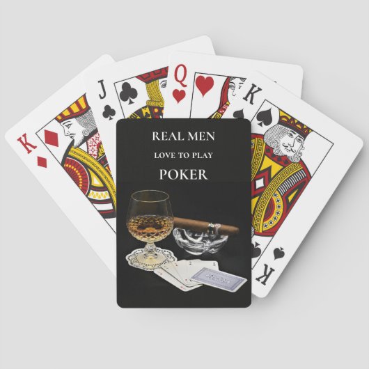 Cognac Cigar Poker-speelkaarten Pokerkaarten (Achterkant)
