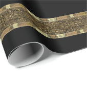 Cognac Craft Baroque Beauty Cadeaupapier (Rol Hoek)