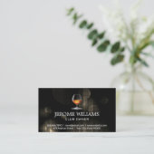 Cognac-Drink | Achtergrond verlichting Visitekaartje (Staand voorkant)