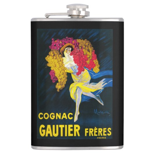 Cognac Gautier Promotional PosterFrankrijk Heupfles (Voorkant)