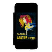 Cognac Gautier Promotional PosterFrankrijk Incipio iPhone Portemonnee Hoesje (Voorkant Agenda)