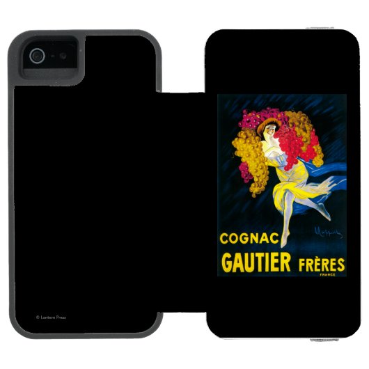 Cognac Gautier Promotional PosterFrankrijk Incipio iPhone Portemonnee Hoesje (Agenda Open)