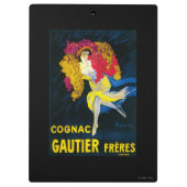 Cognac Gautier Promotional PosterFrankrijk Klembord (Achterkant)