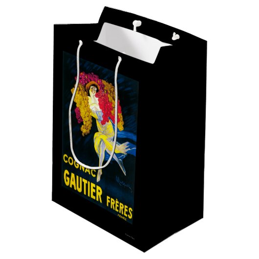 Cognac Gautier Promotional PosterFrankrijk Medium Cadeauzakje (Achterkant Gekanteld)