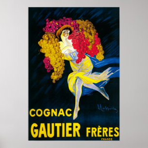 Cognac Gautier Promotional PosterFrankrijk Poster