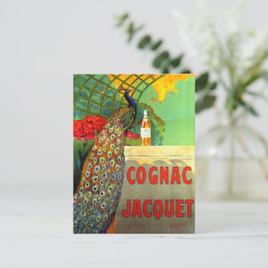 Cognac Jacquet Adverteren Poster Briefkaart (Staand voorkant)