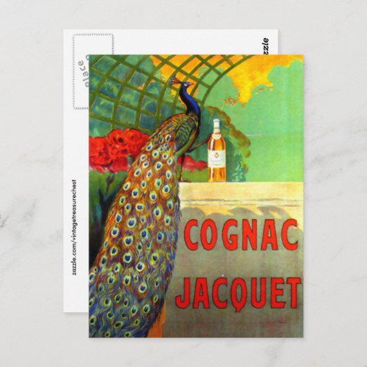 Cognac Jacquet  Adverteren Poster Briefkaart (Voorkant / Achterkant)