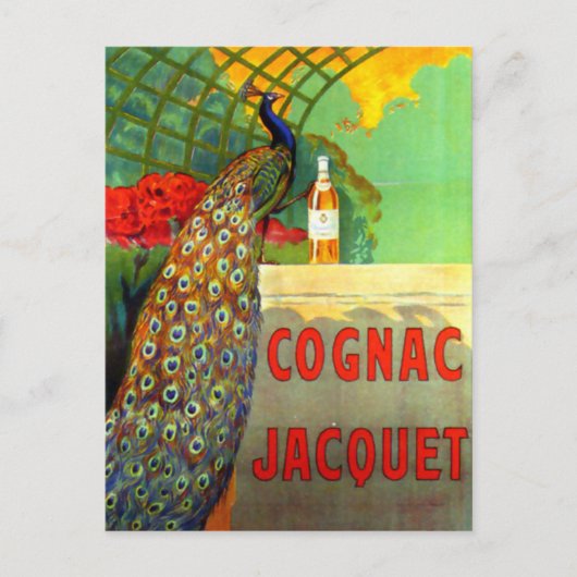 Cognac Jacquet  Adverteren Poster Briefkaart (Voorkant)