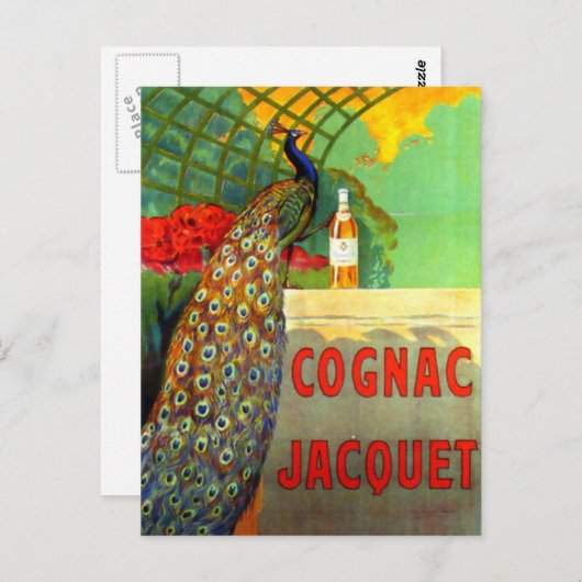 Cognac Jacquet  Adverteren Poster Briefkaart (Voorkant / Achterkant)