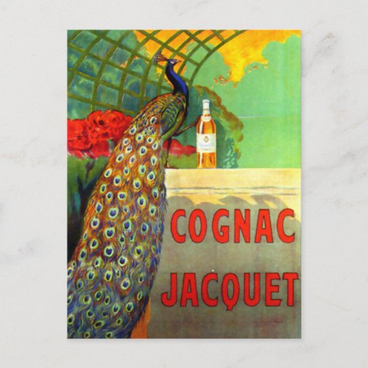 Cognac Jacquet  Adverteren Poster Briefkaart (Voorkant)