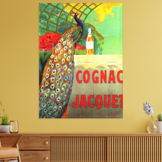 Cognac Jacquet  Adverteren Poster Canvas Afdruk (Insitu (Woonkamer))