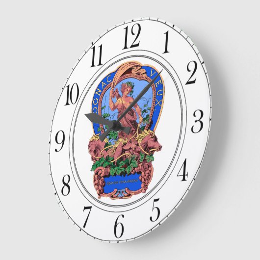  cognac-label balk grote klok (Hoek)