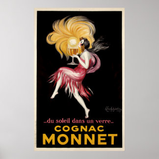 Cognac Monnet van Cappiello Vintage Poster